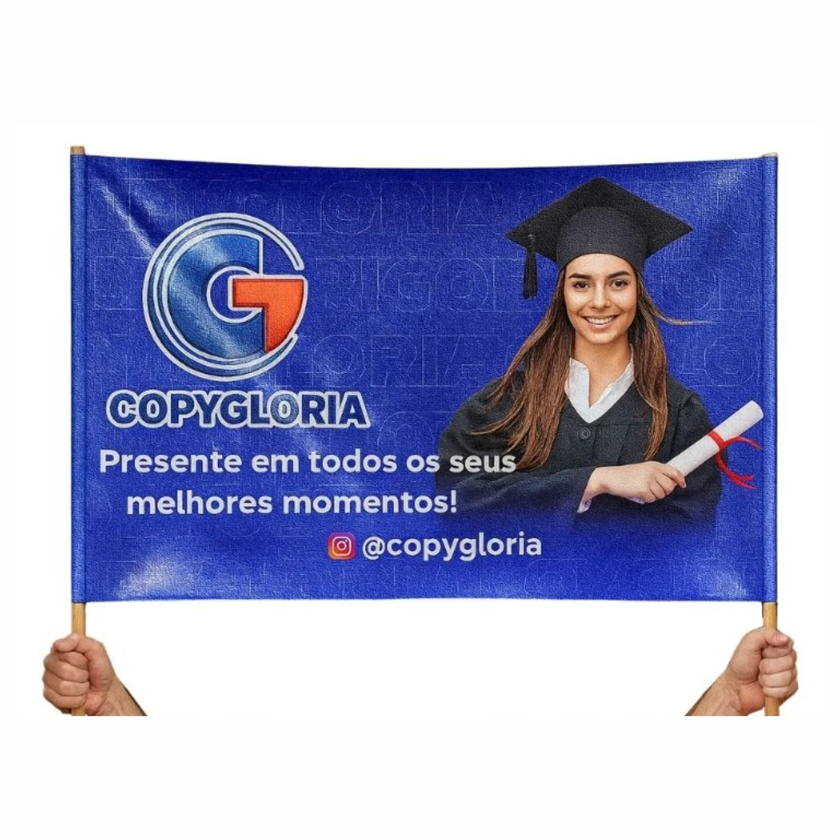 Faixa com sobra de madeira / para formatura