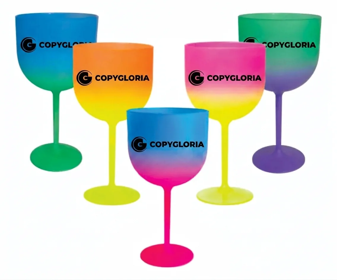 Taça de Acrílico Gin Degradê